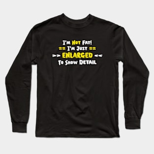 Enlarged To Show Detail Long Sleeve T-Shirt